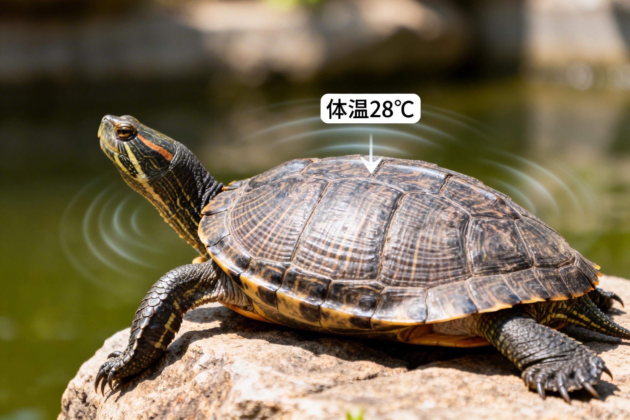 Sick turtle